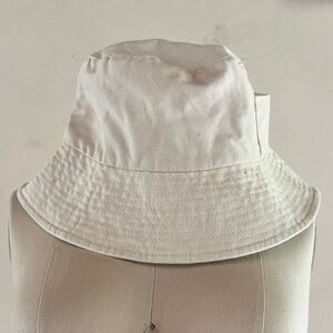 Lack of Color Ivory Canvas Bucket Hat